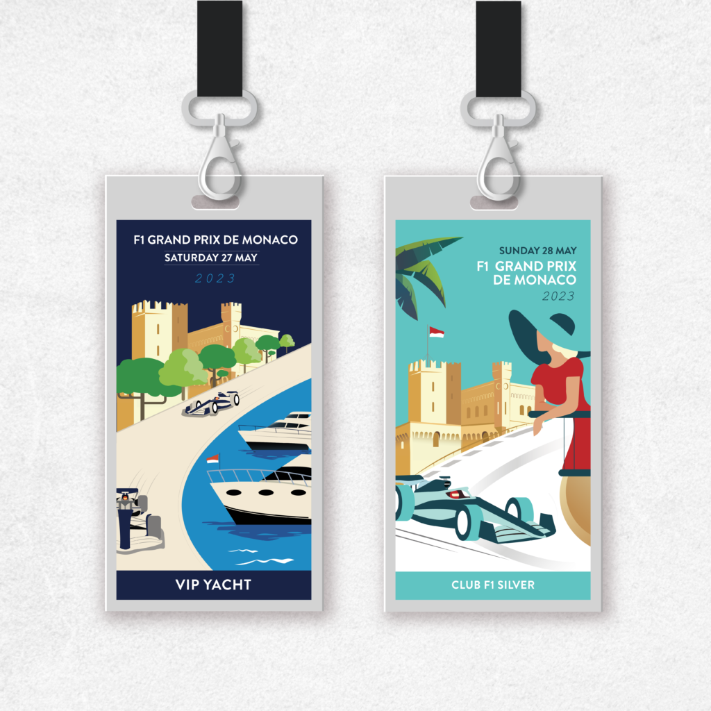 Wundermann Pass F1 formula one graphic design